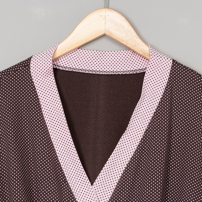 Комплект женский (халат, сорочка) "Балет" цвет розовый, р-р 52