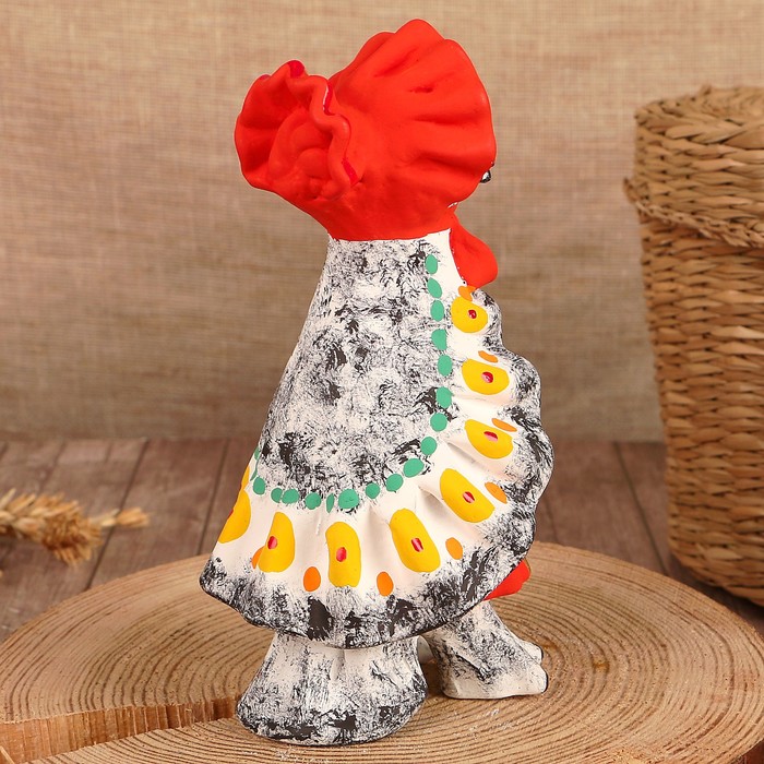 Дымковская игрушка "Сова пёстрая"