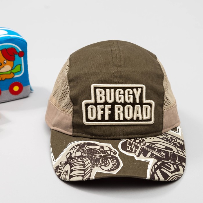 Кепка "Бейсболка", размер 52-54 см, цвет хаки 3837