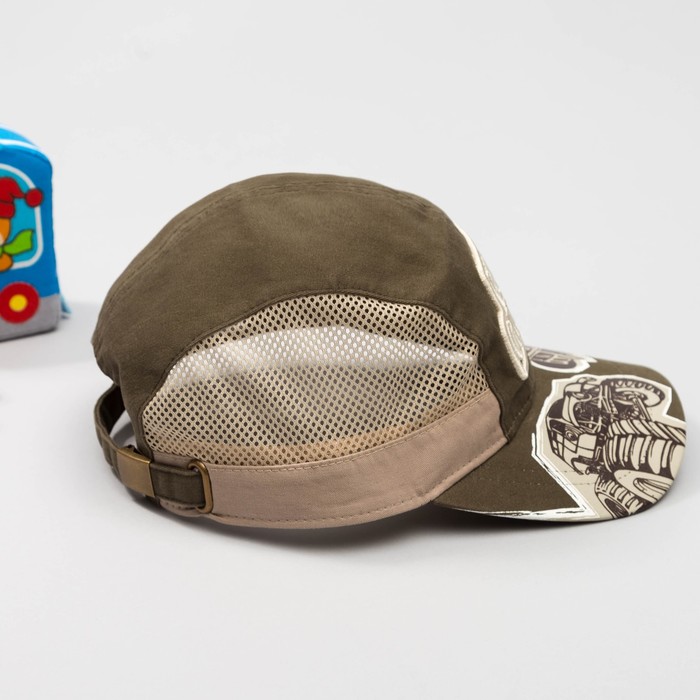 Кепка "Бейсболка", размер 52-54 см, цвет хаки 3837