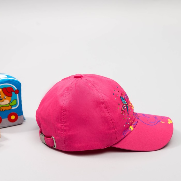 Кепка "Бейсболка", размер 52-54 см, цвет розовый 3846