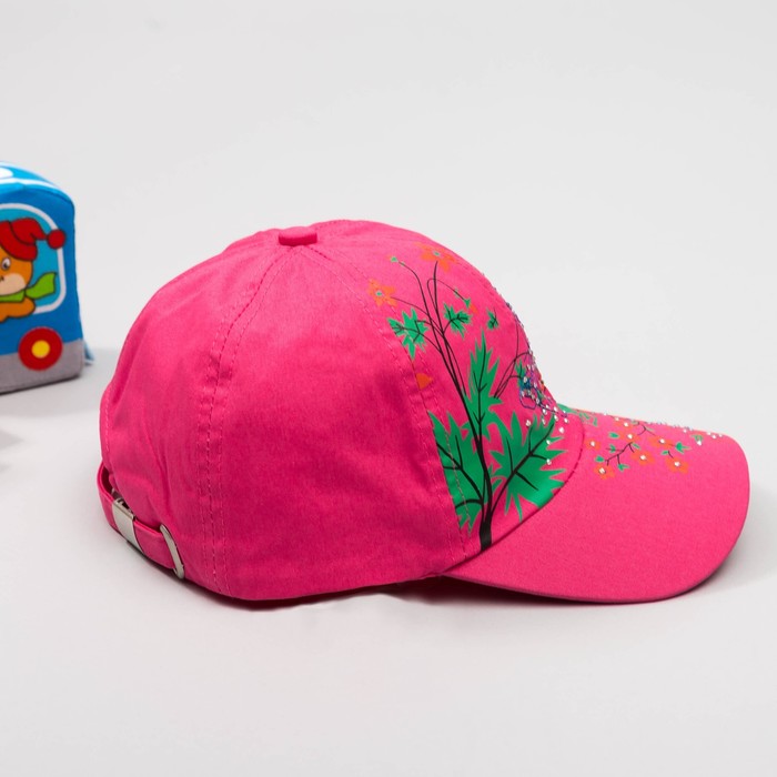 Кепка "Бейсболка", размер 52-54 см, цвет розовый 3847
