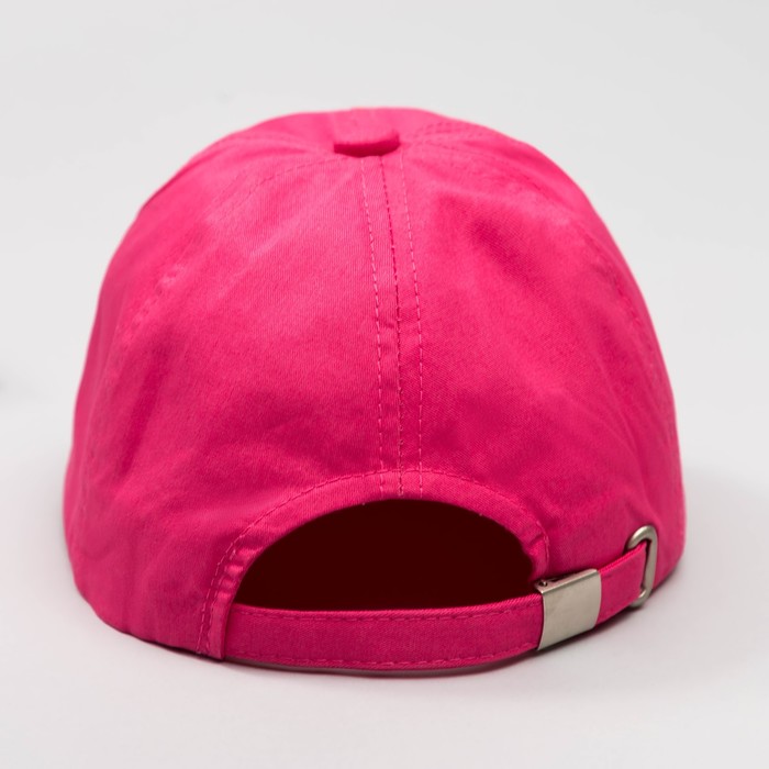 Кепка "Бейсболка", размер 52-54 см, цвет розовый 3847