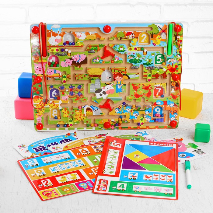 Магнитный лабиринт "Ферма"