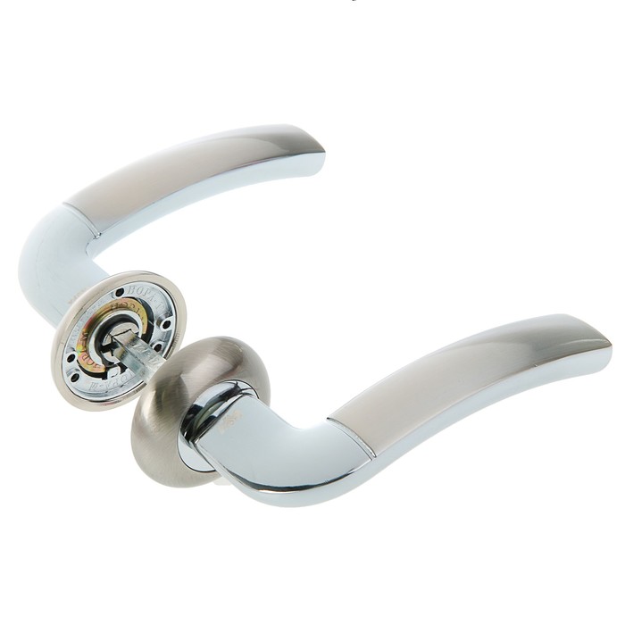 Ручка дверная AL 23А AL, цвет матовый хром/хром