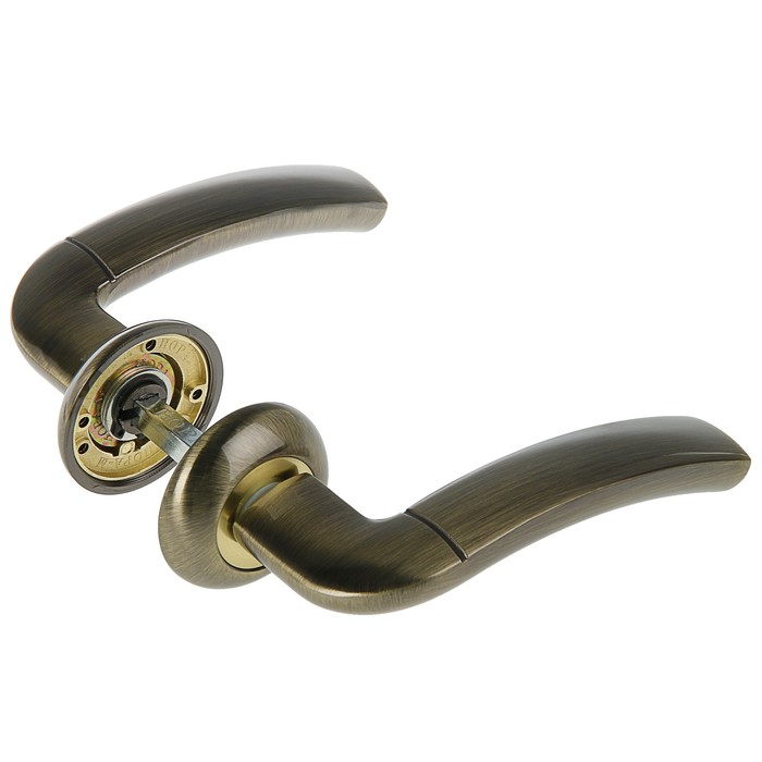 Ручка дверная AL 23А AL, цвет античная бронза