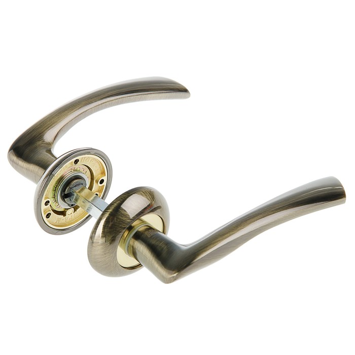 Ручка дверная AL 57А AL, цвет античная бронза