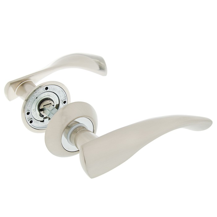 Ручка дверная AL 86А AL, цвет матовый хром