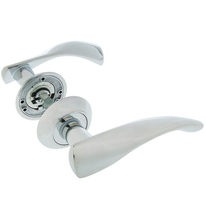 Ручка дверная AL 86А AL, цвет хром