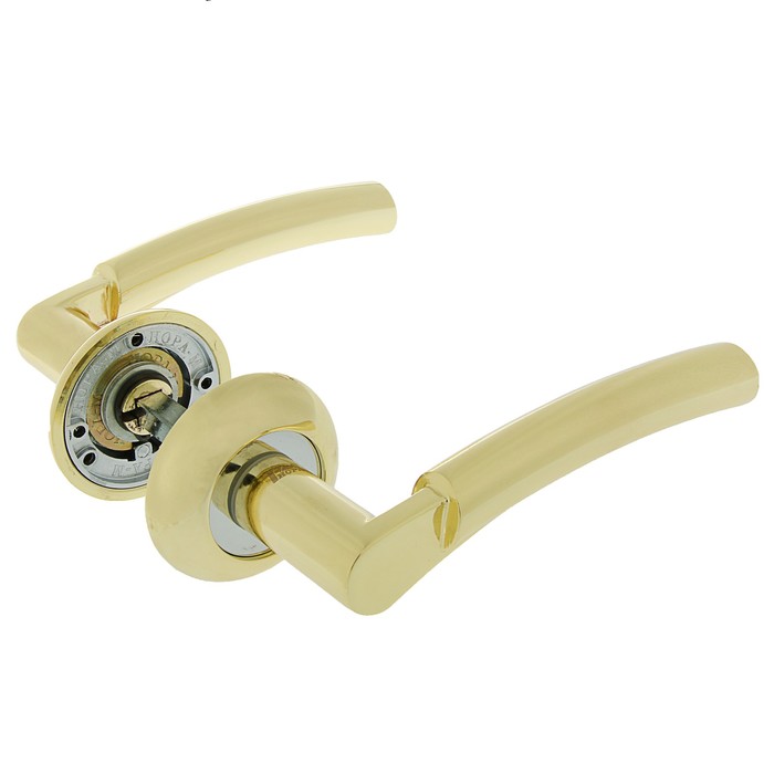 Ручка дверная AL 99А AL, цвет золото