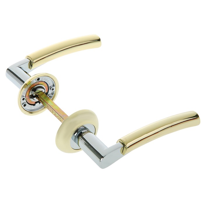 Ручка дверная AL 99А AL, цвет золото/хром