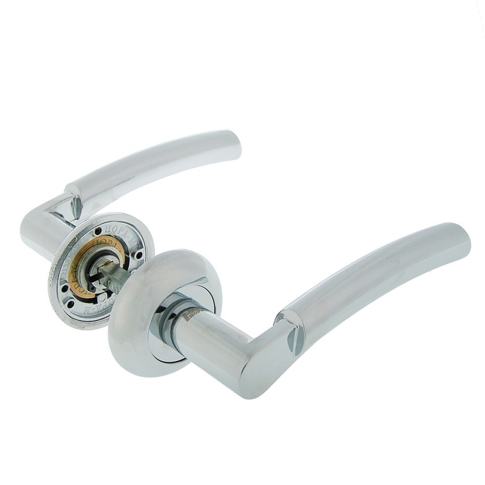 Ручка дверная AL 99А AL, цвет хром