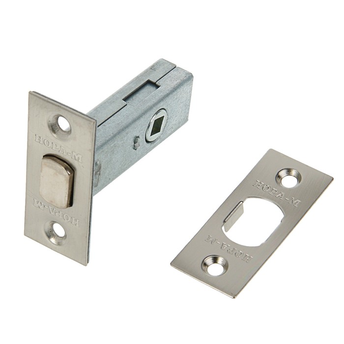 Задвижка дверная З-45, цвет матовый никель