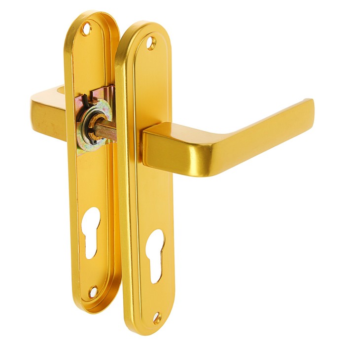 Замок врезной 108-62 мм, цвет золото