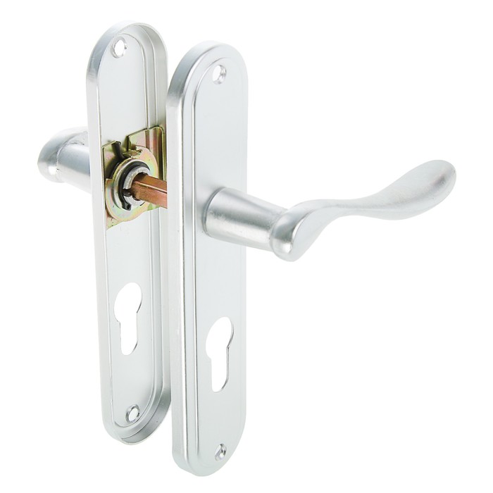 Замок врезной 124-55 мм, цвет хром