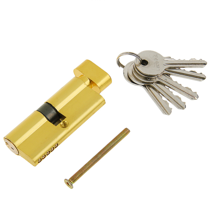 Цилиндровый механизм ЕСО AL ЛВ-70, 35-35, цвет латунь