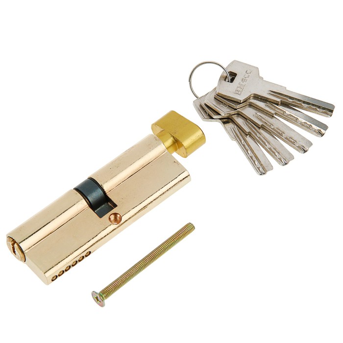 Цилиндровый механизм ЕСО Z ЛПВ-90, 45-45, цвет латунь