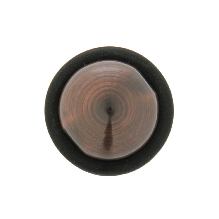 Ограничитель дверной 106, напольный, цвет античная медь