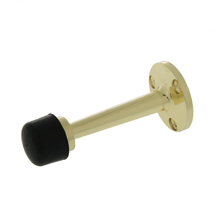 Ограничитель дверной 110, настенный, цвет золото