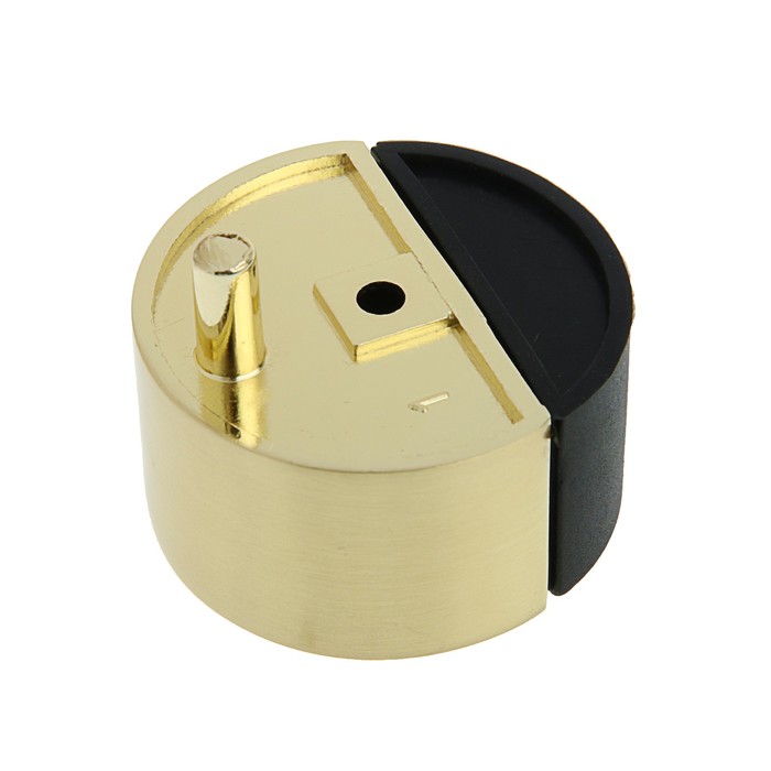 Ограничитель дверной 113, настенный, цвет матовое золото