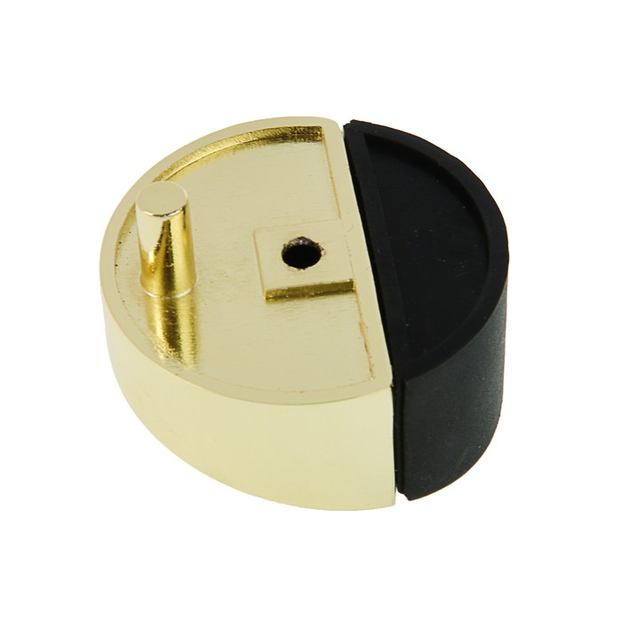 Ограничитель дверной 114, напольный, цвет золото