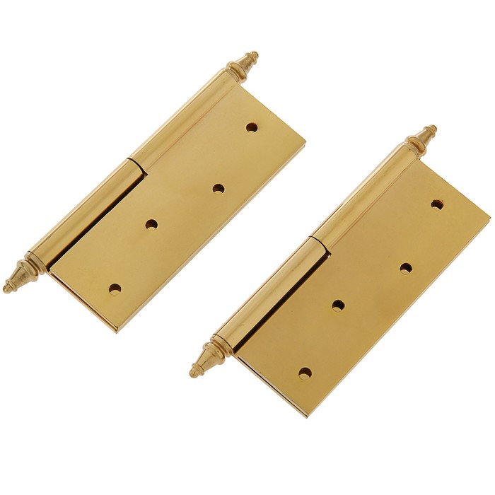 Петля  610-4" РВ, левая, цвет латунь