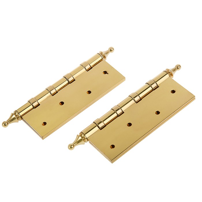 Петля универсальная 4"-4ВВ CHP РВ, 100х75х2.5 мм, цвет латунь