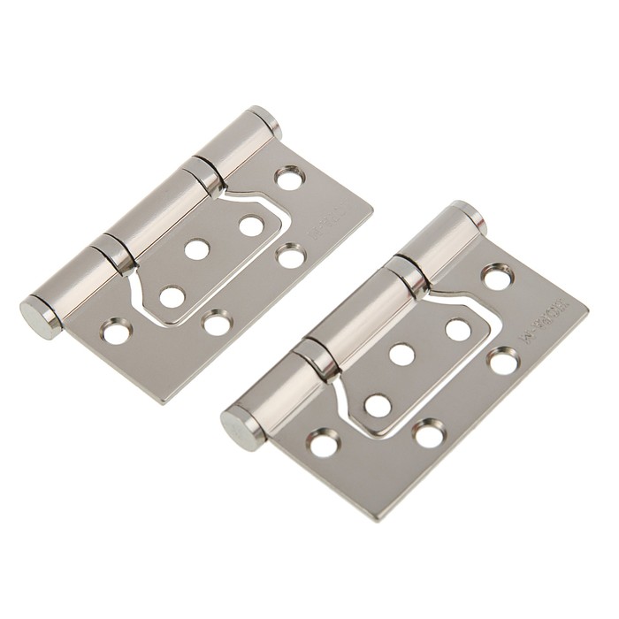 Петля накладная универсальная 800-3" FHP, без колп., 75х63х2.5 мм, цвет матовый хром