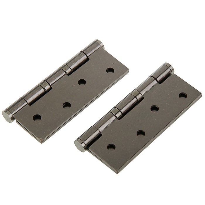 Петля универсальная  4"-2ВВ, 100х75х2.5 мм, цвет засторелое серебро