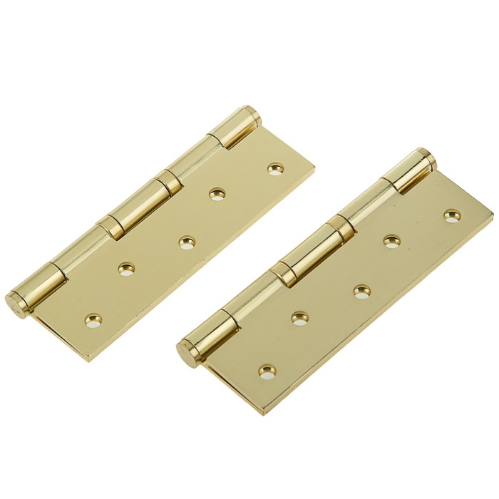 Петля универсальная  5"-2ВВ FHP, без колп., 125х75х2.5 мм, №2, цвет матовая латунь