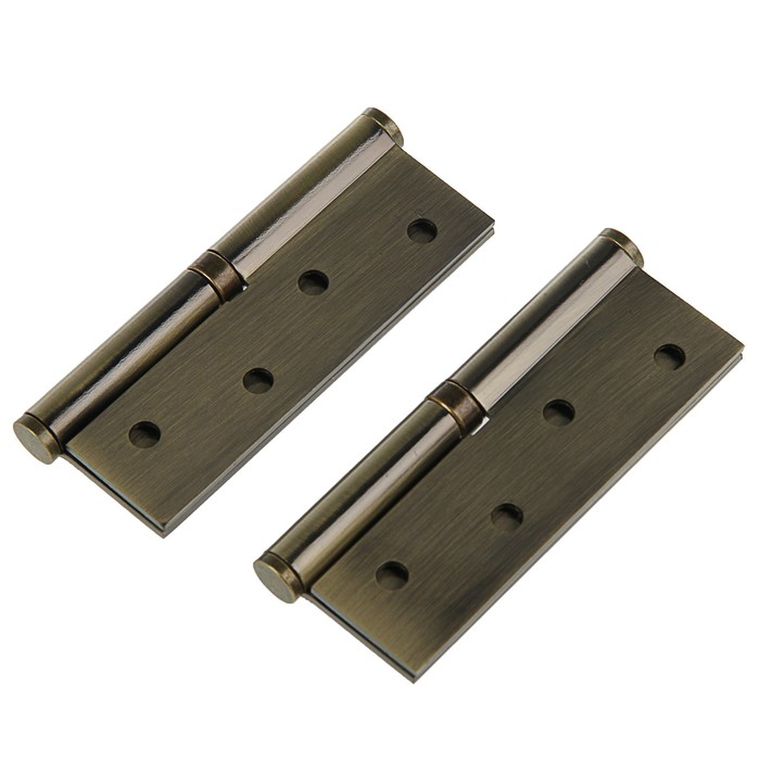 Петля 750-4"-FHP-ECO, левая, 100х70х2.5 мм, цвет бронза