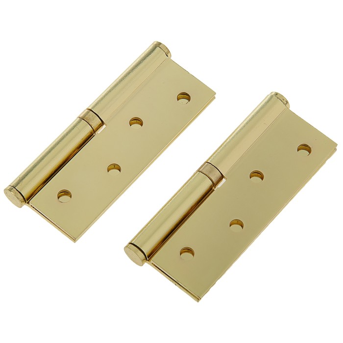 Петля 750-4"-FHP-ECO, левая, 100х70х2.5 мм, цвет латунь