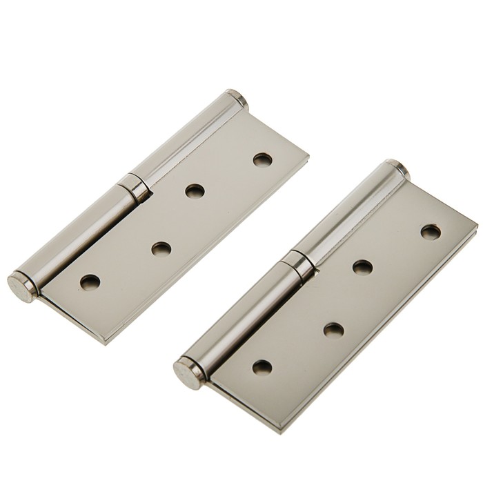 Петля 750-4"-FHP-ECO, левая, 100х70х2.5 мм, цвет матовый хром