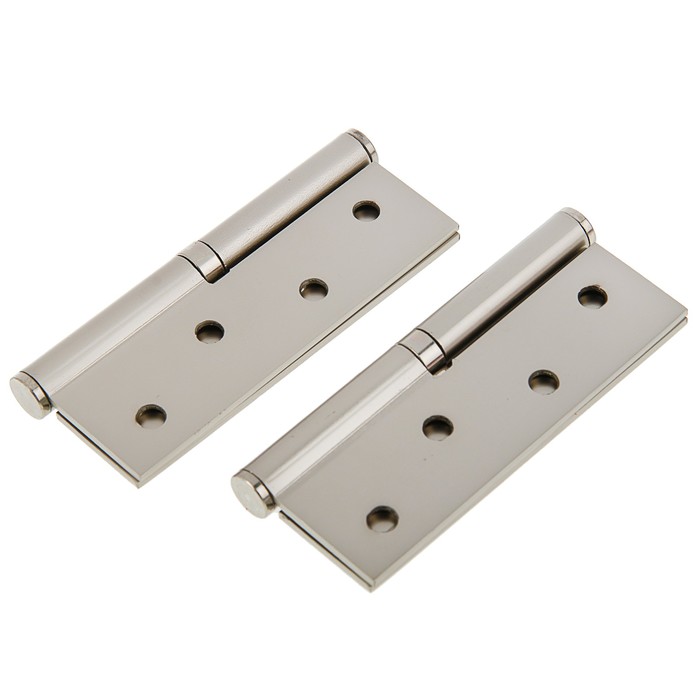 Петля 750-4"-FHP-ECO, правая, 100х70х2.5 мм,  цвет матовый хром