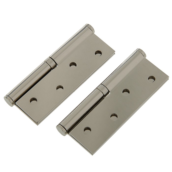 Петля 750-4"-FHP-ECO, левая, 100х70х2.5 мм, цвет хром