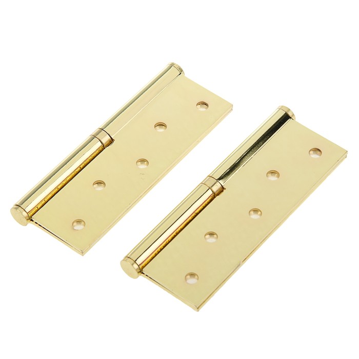 Петля 750-5"-FHP-ECO, левая 120х80х2.5 мм, цвет латунь