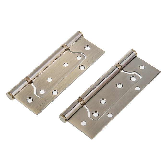 Петля накладная универсальная. 800-5" FHP-ЕСО AB, без колп., 125х75х2,5, цвет бронза