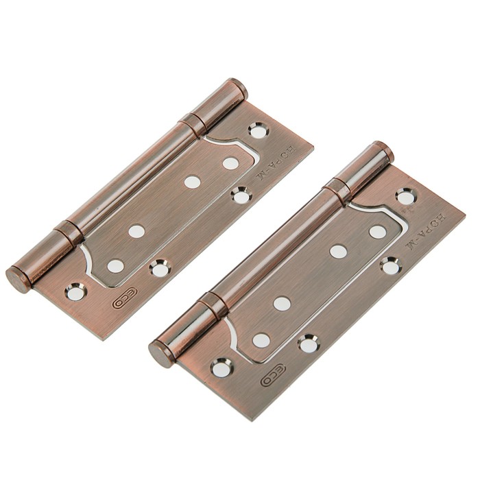 Петля накладная универсальная. 800-5" FHP-ЕСО AC, без колп., 125х75х2,5, цвет медь