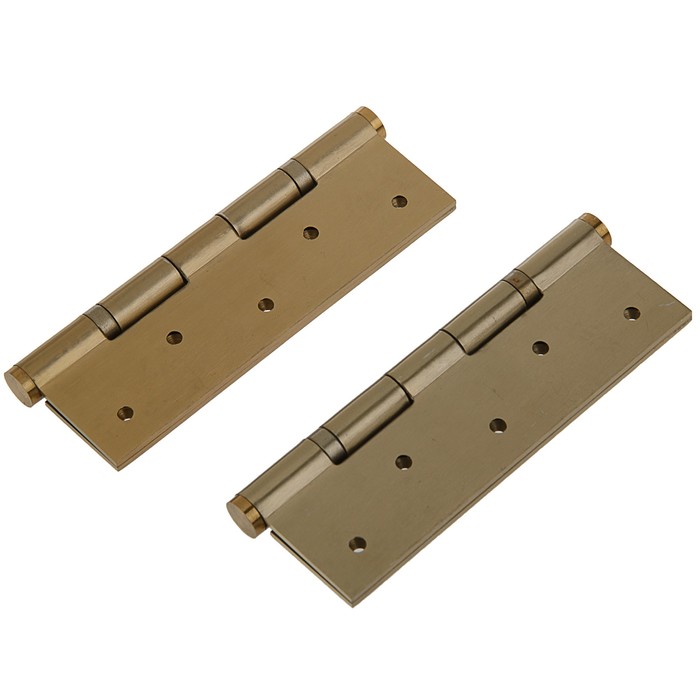 Петля универсальная, нервж. сталь 5"-2ВВ без колп. 125х75х2,5, цвет матовая латунь