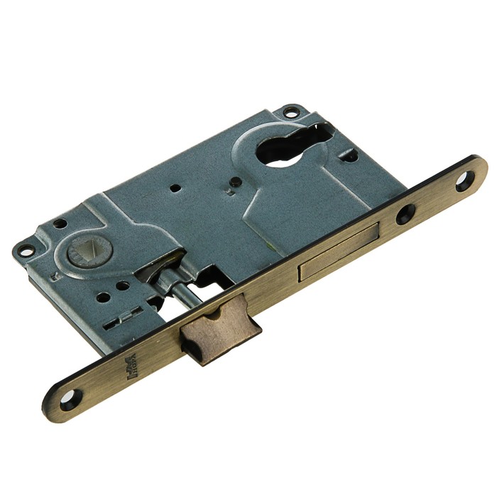 Корпус замка 25-85 мм, под цилиндр, цвет старинная бронза