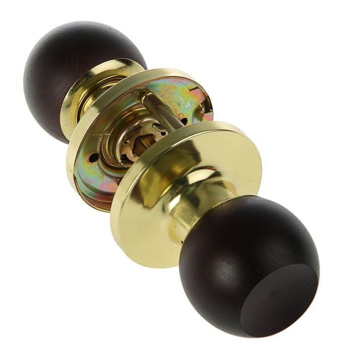 Защелка ЗШ-05, м/к, цвет темное дерево