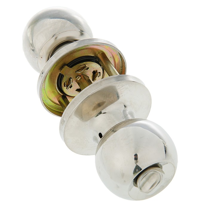 Защелка ЗШ-03, м/к, с фиксатором, цвет хром