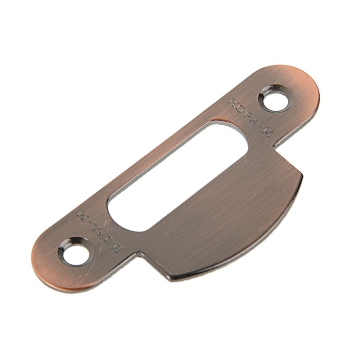 Ответная планка 504.18, с заходом, 80 мм, цвет старинная медь