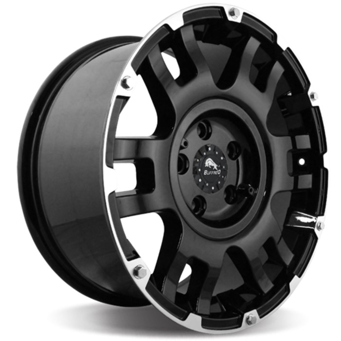 Диск BUFFALO BW-004 8.5x17/6x139.7 ET25 D106.3 Gloss-Black-Machined-Face