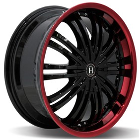 

Диск литой HARP Y-01 7.5x18/5x114.3 ET40 D72.6 Glossy-Black__Red-Lip