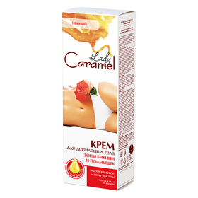 

Крем для депиляции зоны бикини и подмышек Lady Caramel, 100 мл