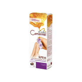 

Крем для депиляции тела 100% удаление волос Lady Caramel, 100 мл