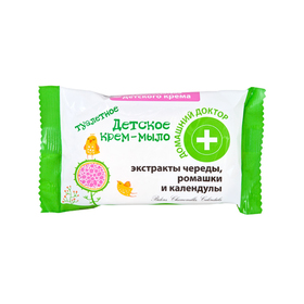 

Детское крем-мыло, с экстрактом череды, ромашки и календулы, 70 г