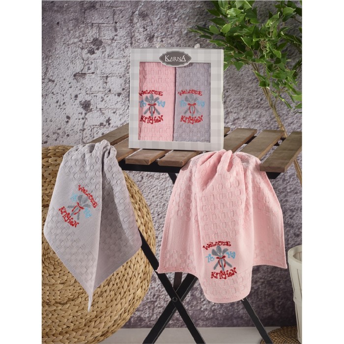 Набор салфеток Eke, размер 45х65 см-2 шт., вафля 220 г/м2 V3