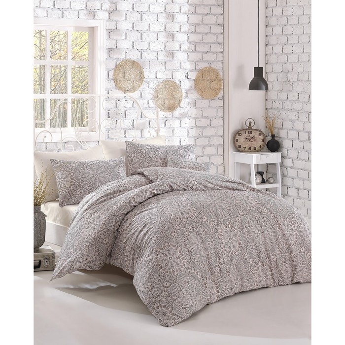 КПБ 1,5 сп Rozi, 160х240 см, 160х220 см, 50х70 см-1 шт., бежевый